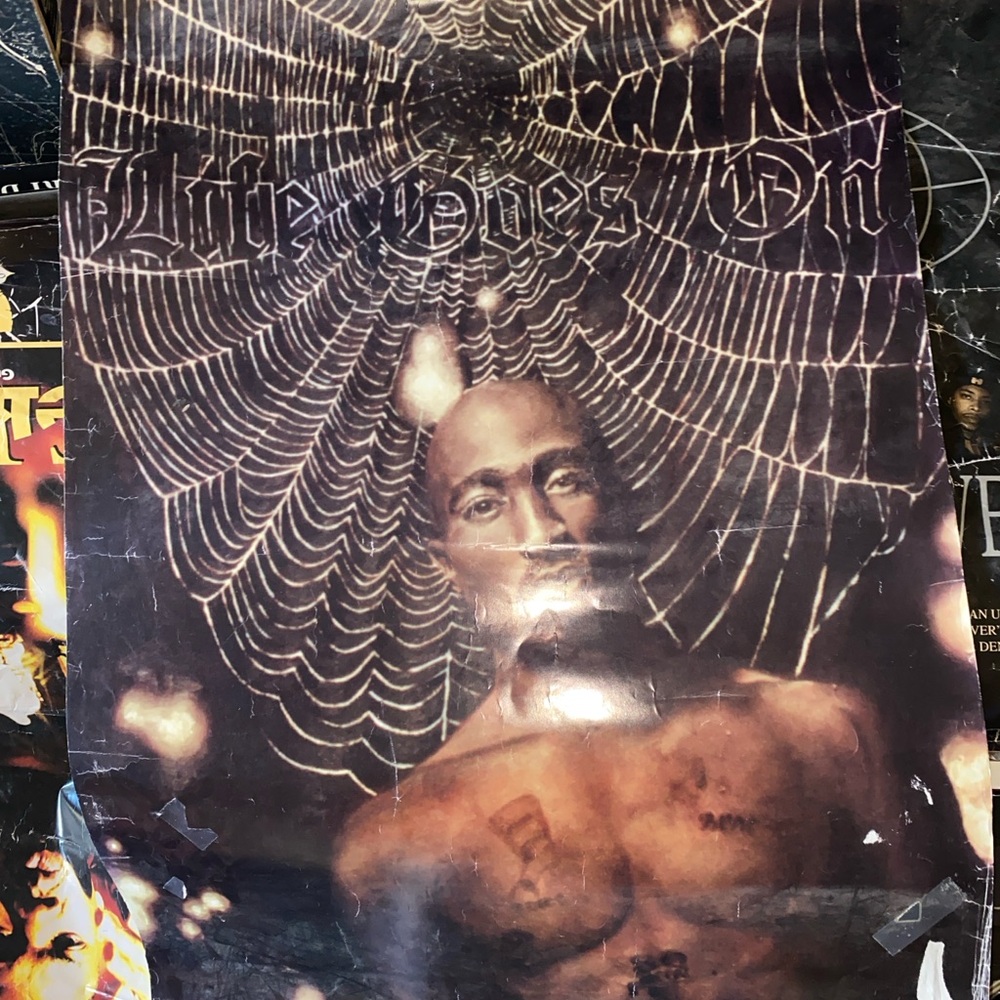 2pac Life Goes On Poster used